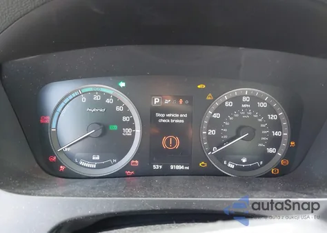 2017 Hyundai Sonata Hybrid Se из США, поврежденный, VIN KMHE24L1XHA044231